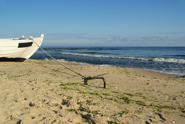 Cortador de pesca en la playa 20 — Foto de Stock