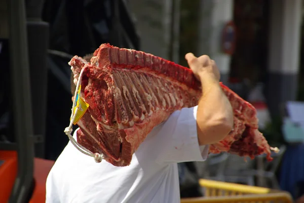 Carne de porco metade 02 — Fotografia de Stock