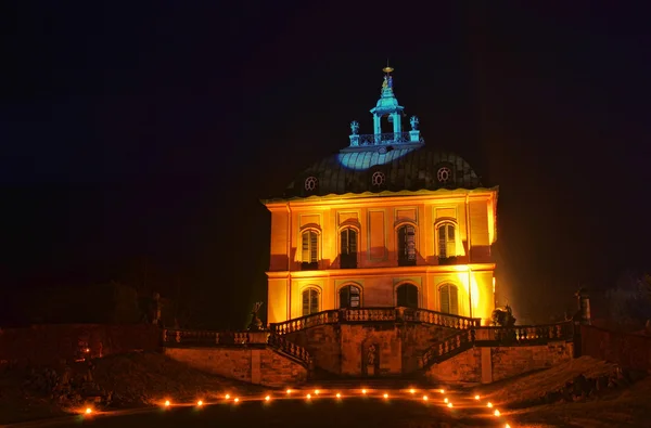 stock image Moritzburg Little Pheasant Castle night 02