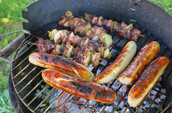 Shashlik barbecue 01 — Foto Stock