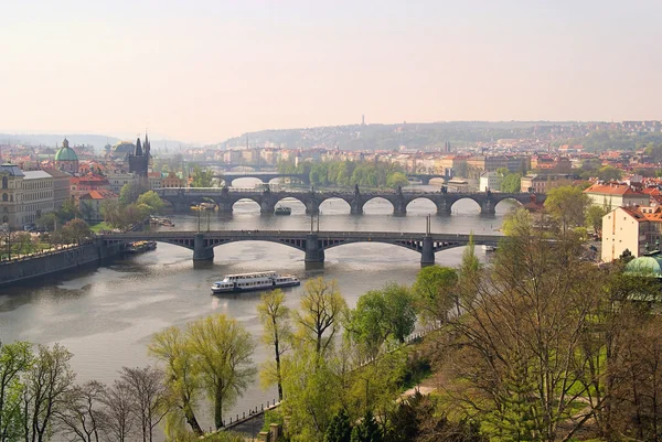 Puentes de Praga vista aérea 14 —  Fotos de Stock
