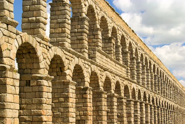 Segovia Aqueduct 07 — Stock Photo, Image