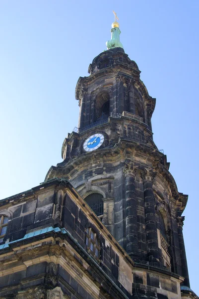 A kereszt 01 Dresden-templom — Stock Fotó