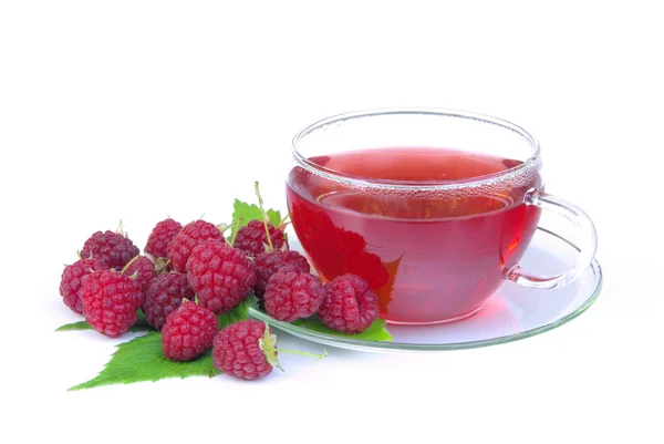 Raspberry tea 03 — Stock Photo, Image