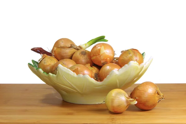 Onion in bowl 03 — Stock Photo, Image