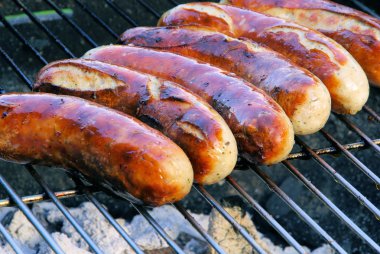 Barbecue bratwurst 01 clipart