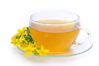 Tea St Johns wort 14 clipart