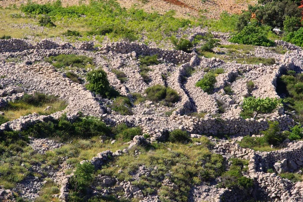 乾燥した石の壁のスタラ ・ バスカ 03 — ストック写真