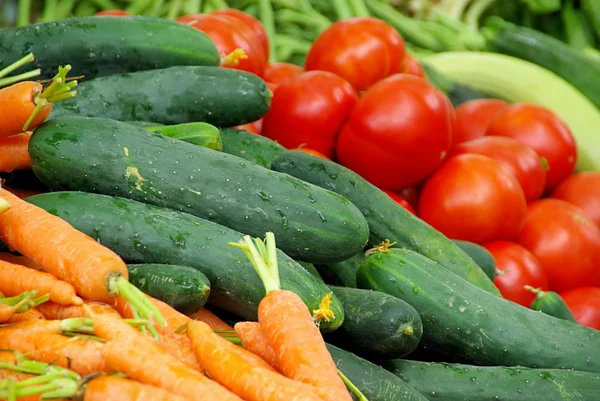 Standul de piață pentru legume 01 — Fotografie, imagine de stoc