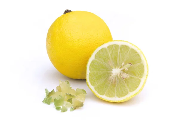 Лимонная кожура 01 — стоковое фото
