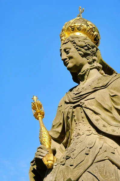 Bamberg císařovna Kunhuta socha 03 — Stock fotografie