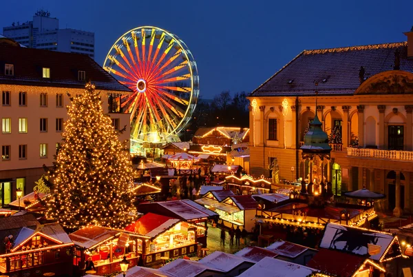 Magdeburg Kerstmarkt 01 — Stockfoto