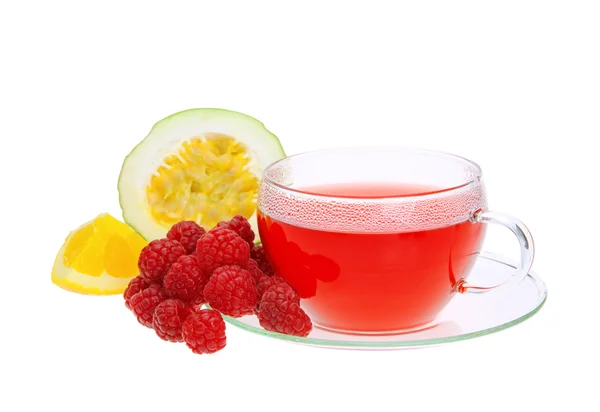Raspberry tea 05 — Stock Photo, Image
