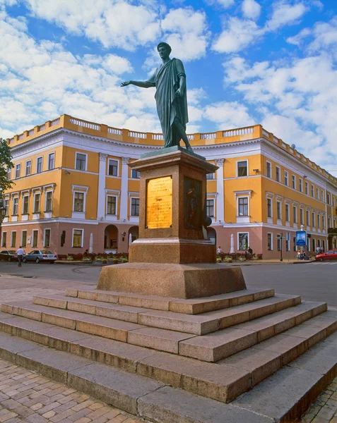 Пам "ятник герцогу де Рішельє в Одесі (Україна). — стокове фото