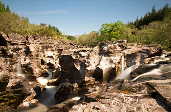 Kaskaden bei Loch Orchy — Stockfoto