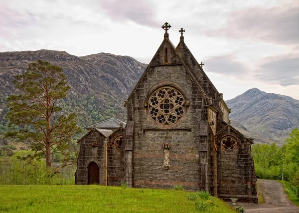 Igreja medieval em Glenfinnan, Escócia — Fotografia de Stock