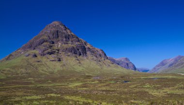 Glencoe valley on a bright sunny day