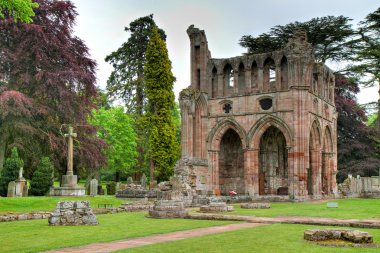 Ruins of the Dryburgh Abbey clipart