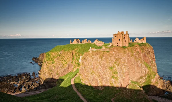 Dunnotar castle at Sunset — Stock Photo, Image