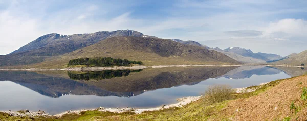 Панорама Loch Cluanie — стокове фото