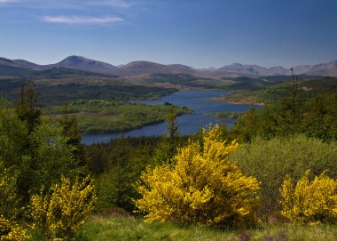 Lookout at Loch Garry clipart
