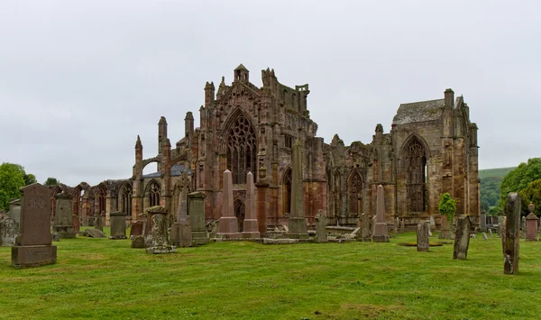 Ruins of the Melrose Abbey — Stock Photo, Image
