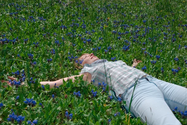 stock image Dreaming girl