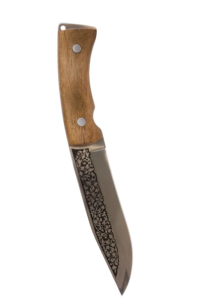 Kniv med trä handtag — Stockfoto