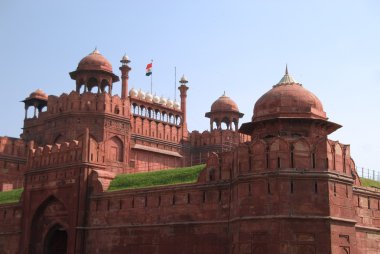 Red Fort in Old Delhi clipart
