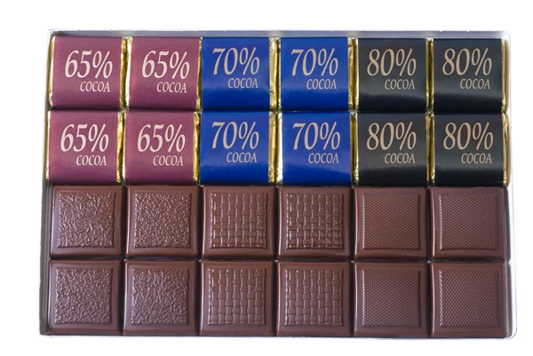 Caja de chocolate — Foto de Stock