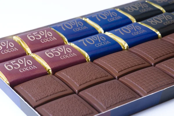 Doos van chocolade — Stockfoto