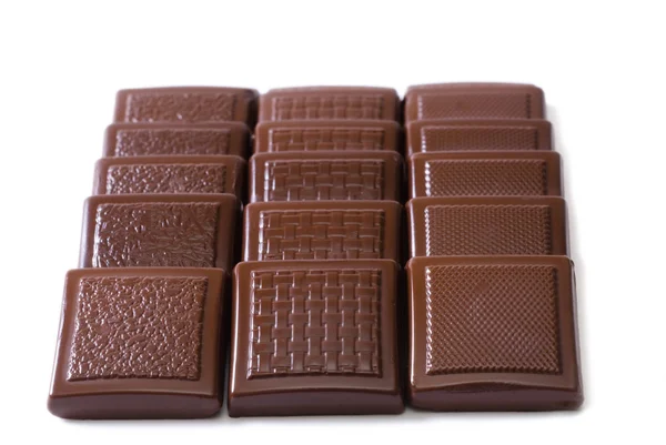 Baldosas de chocolate —  Fotos de Stock