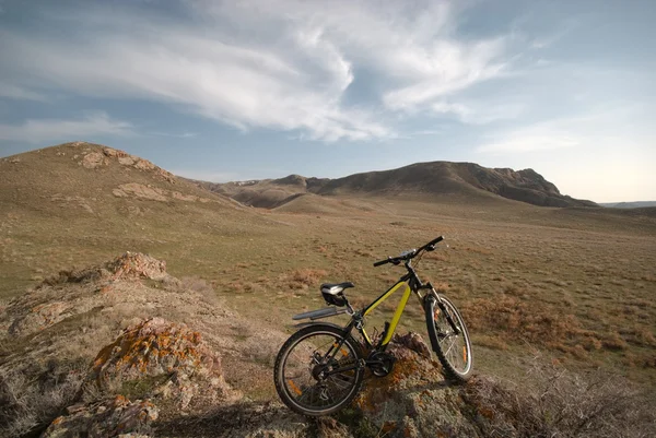 Mountain cykel — Stockfoto