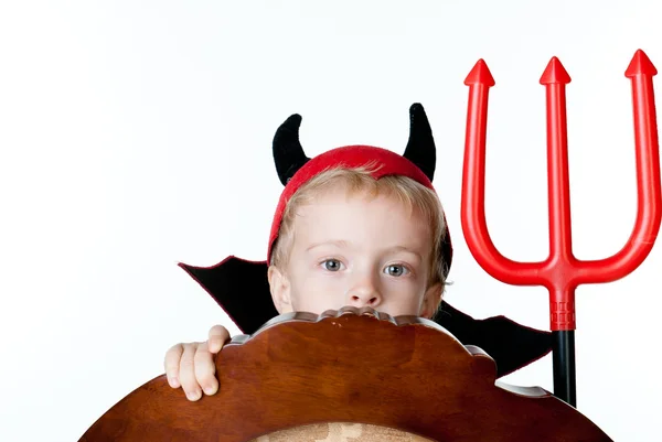 The boy in the form of imp — Stock Photo, Image