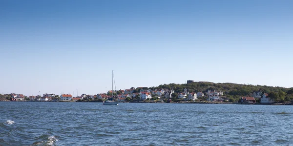 Malowniczy widok na część zachodniego wybrzeża Szwecji — Zdjęcie stockowe