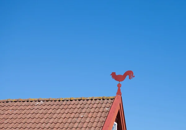 stock image Small weathervane on an old swedish house