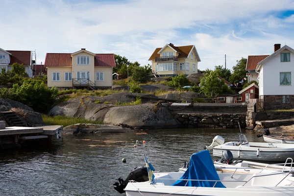Zomer huizen in Zweden — Stockfoto