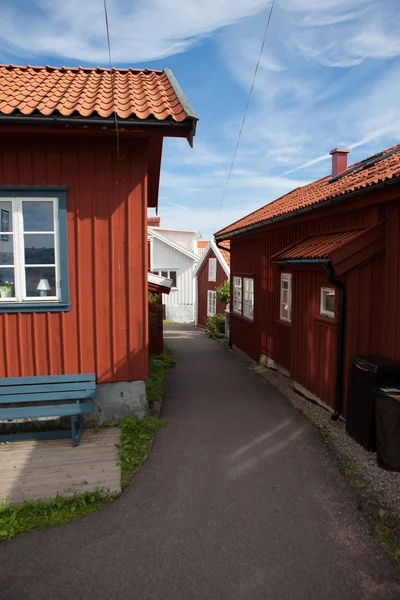 Pequeñas residencias de vacaciones en Suecia —  Fotos de Stock