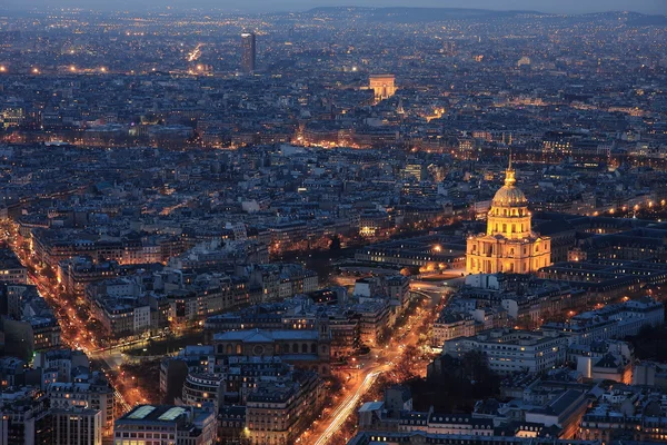 Παρίσι από νύχτα — Φωτογραφία Αρχείου