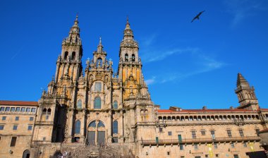 Cathedral of Santiago facade clipart