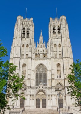 Saints Michael and Gudule in Brussels clipart
