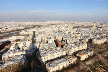 Paris cityscape ve gölge