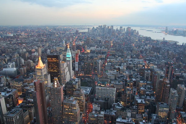 Manhattan dusk — Stock Photo, Image
