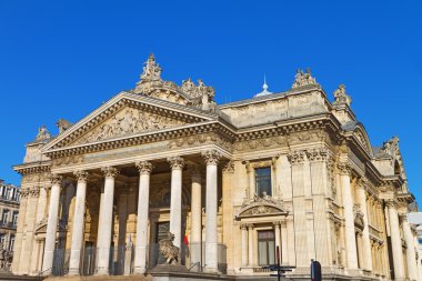 Brussels Stock Exchange in Belgium clipart