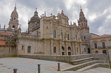 Cathedral of Santiago Azabacheria clipart