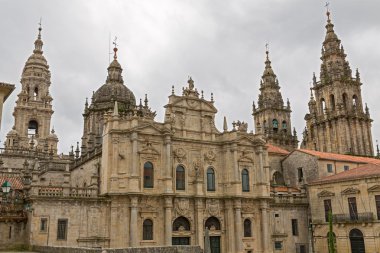 Cathedral of Santiago Azabacheria clipart