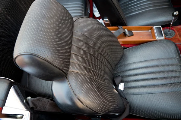 Fényes autó bőr ülések — Stock Fotó