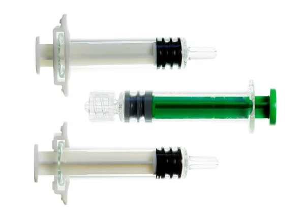 Vaccines on white — Stock Photo, Image