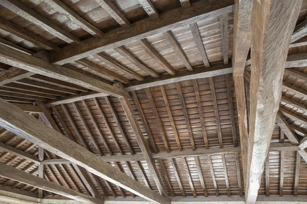 Modern, fából készült tető — Stock Fotó