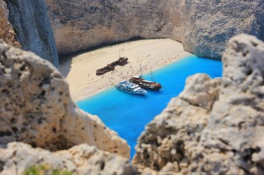 navagio beach, Yunanistan